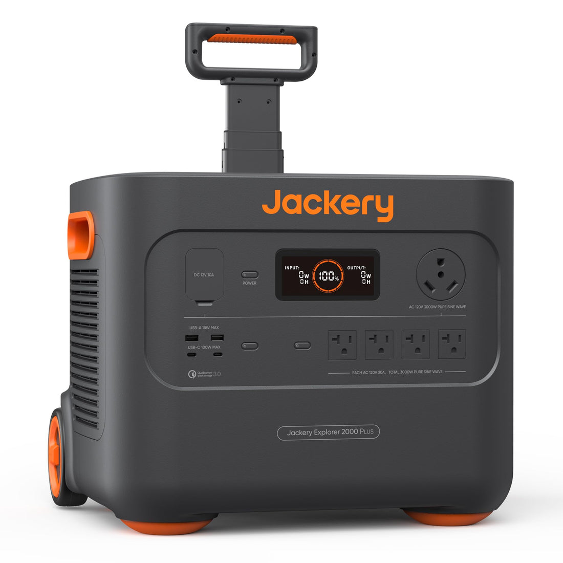 Jackery Explorer 2000 Plus Portable Power Station 2042Wh 3000W – Expandable LiFePO4 Solar Generator