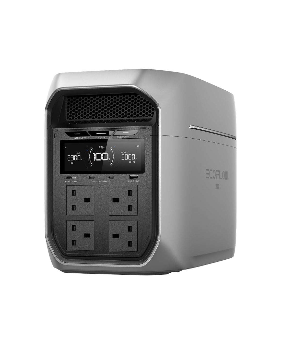 EcoFlow DELTA 3 Max Plus Portable Power Station 2048Wh LiFePO4 – Solar Generator for Home Backup & RV