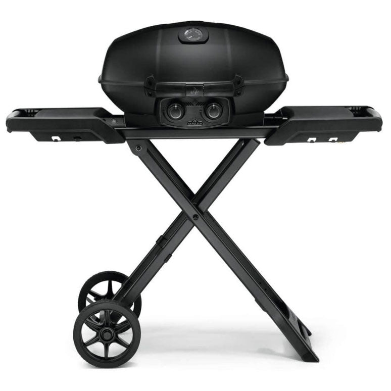 Napoleon Phantom TravelQ PRO 285 Portable Propane Gas Grill – 2-Burner Tabletop Grill with Cart