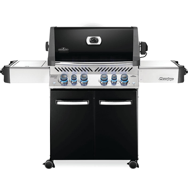 Napoleon Prestige 500 RSIB Propane Gas Grill with Infrared Rear & Side Burners – Black