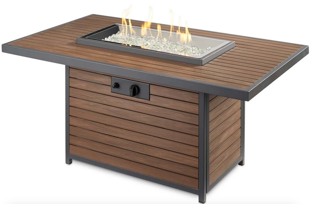 Outdoor GreatRoom Kenwood KW-1224-19-K Gas Fire Pit Table – Outdoor Propane Fire Table for Patio