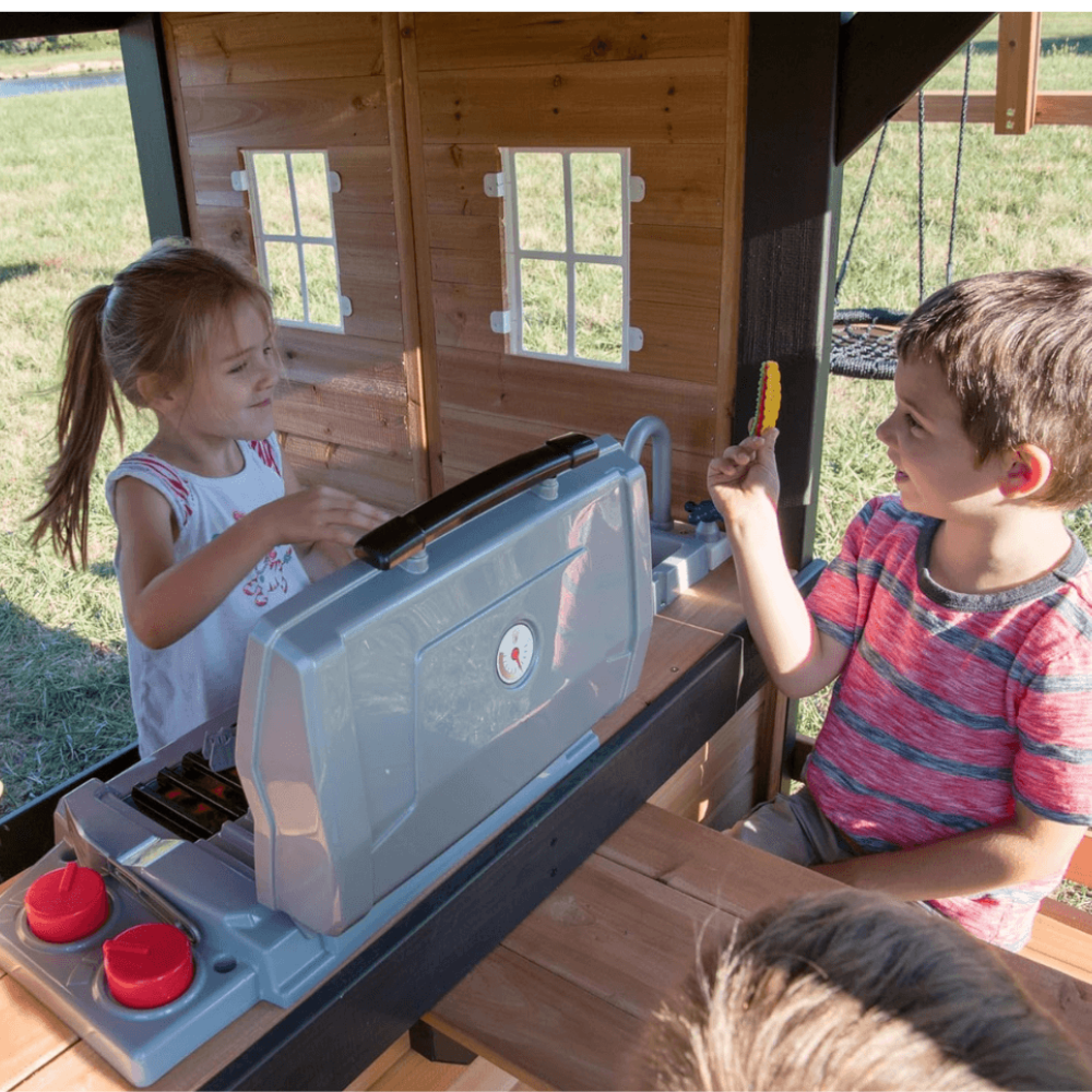 Canyon Creek All Cedar Wooden Swing Set Playset