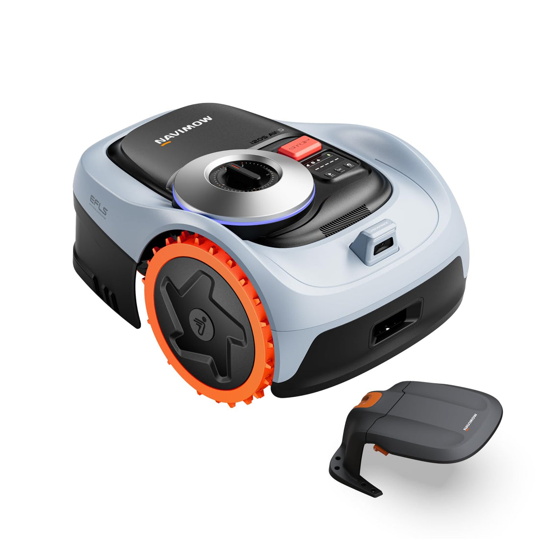 Segway Navimow i205 AWD Robot Lawn Mower with Garage – Wire-Free GPS & Vision Mower for Lawns up to 0.12 Acre