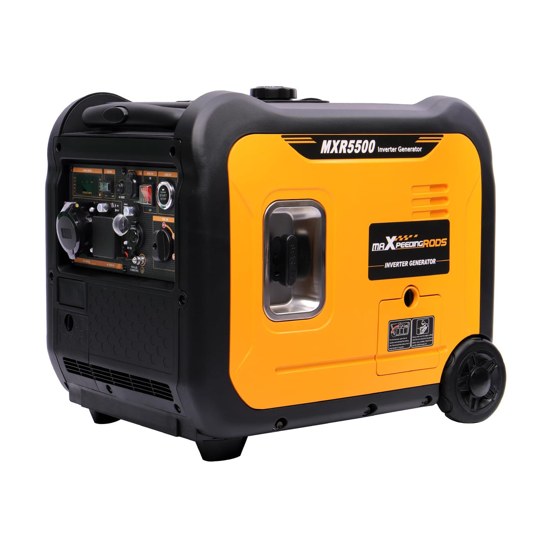 maXpeedingrods 5500W Gas Inverter Generator – Quiet Pure Sine Wave Portable Generator for RV, Home Backup & Jobsite