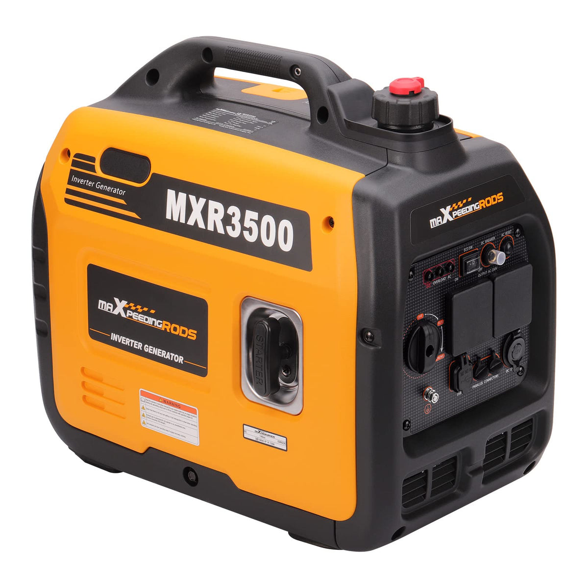 3300W Gas Inverter Generator – Portable Generator with Parallel Kit, 8 Hr Runtime