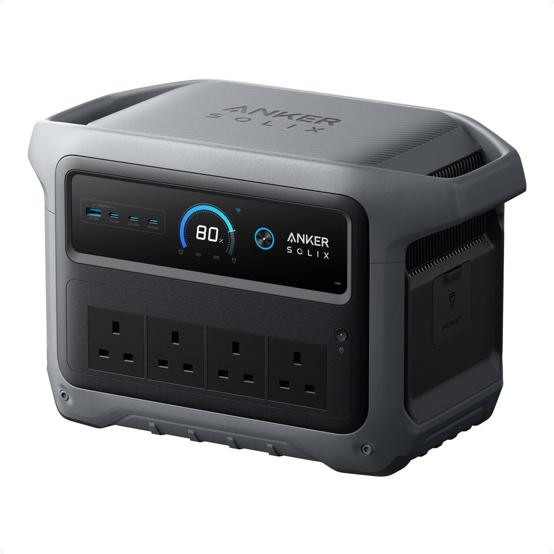 1024Wh 2000W Portable Power Station with UPS – Solar Generator Battery Backup for Home & Camping