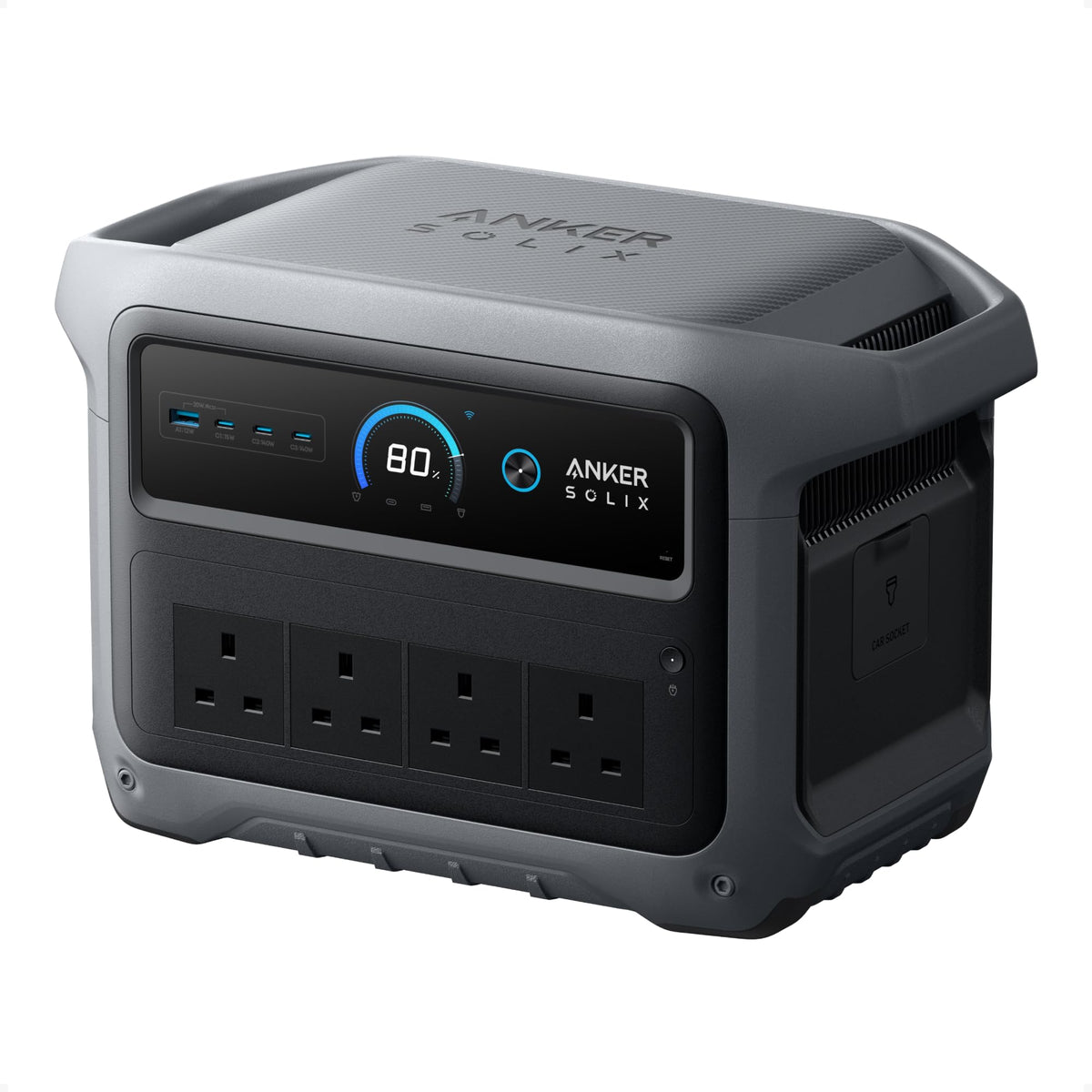 1024Wh 2000W Portable Power Station with UPS – Solar Generator Battery Backup for Home & Camping