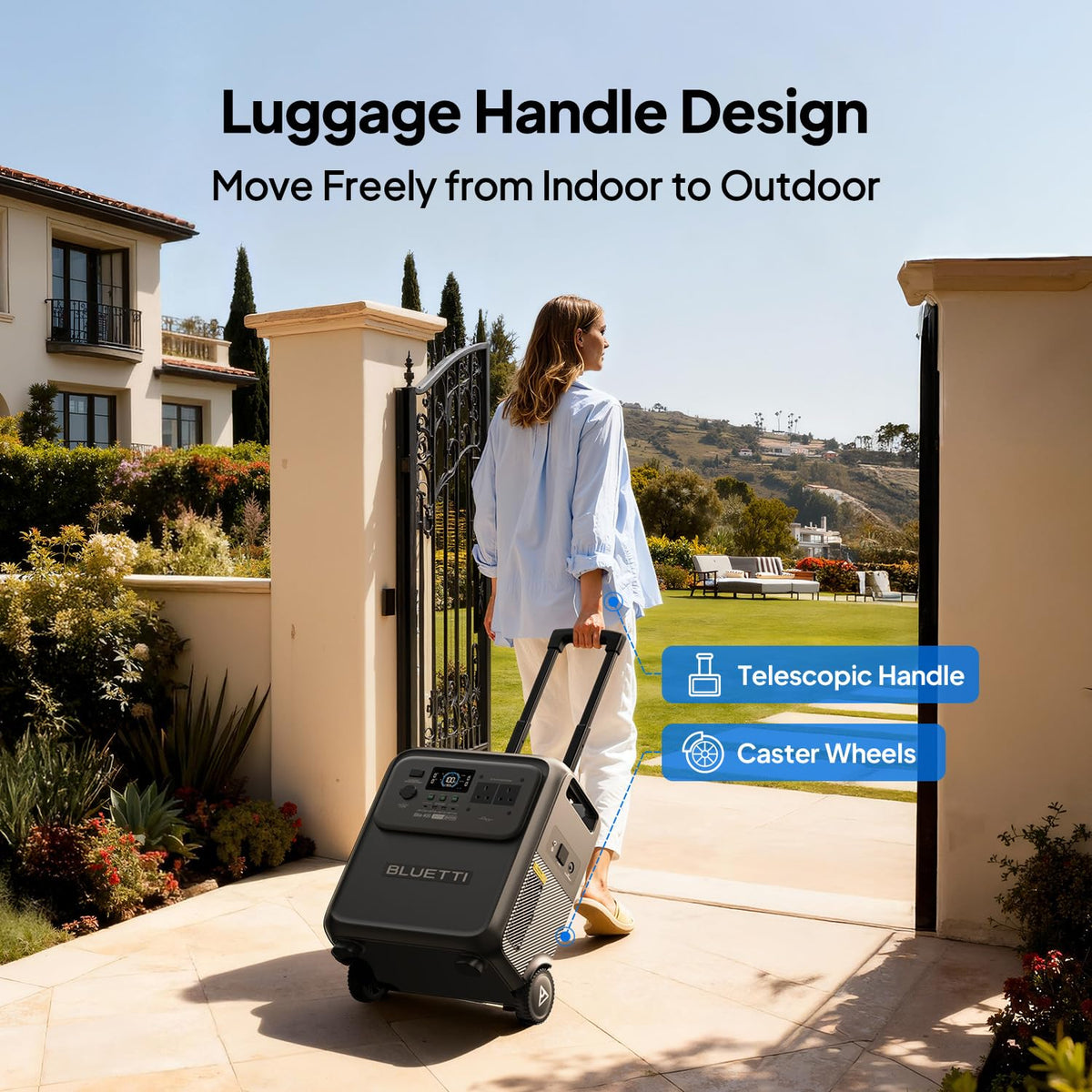 3840Wh Portable Power Station LiFePO4 – Solar Generator Battery Backup for Home, Camping & RV