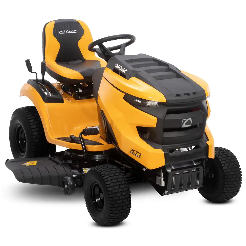 42 in Gas Riding Lawn Tractor 19.5 HP 541cc – Hydrostatic Drive Riding Mower for Large Lawns