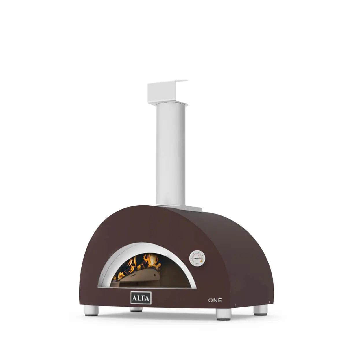 Alfa ONE Wood Fired Pizza Oven – Compact Outdoor Countertop Pizza Oven