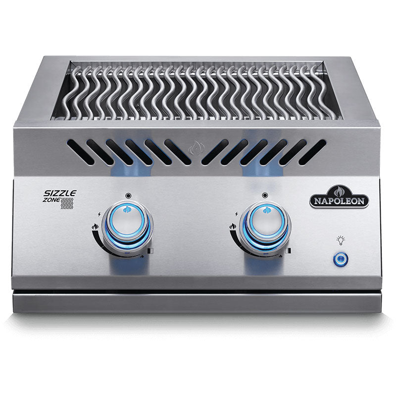 Napoleon Built-In 700 Series Dual Infrared Side Burner – Stainless Steel Outdoor Kitchen Searing Station