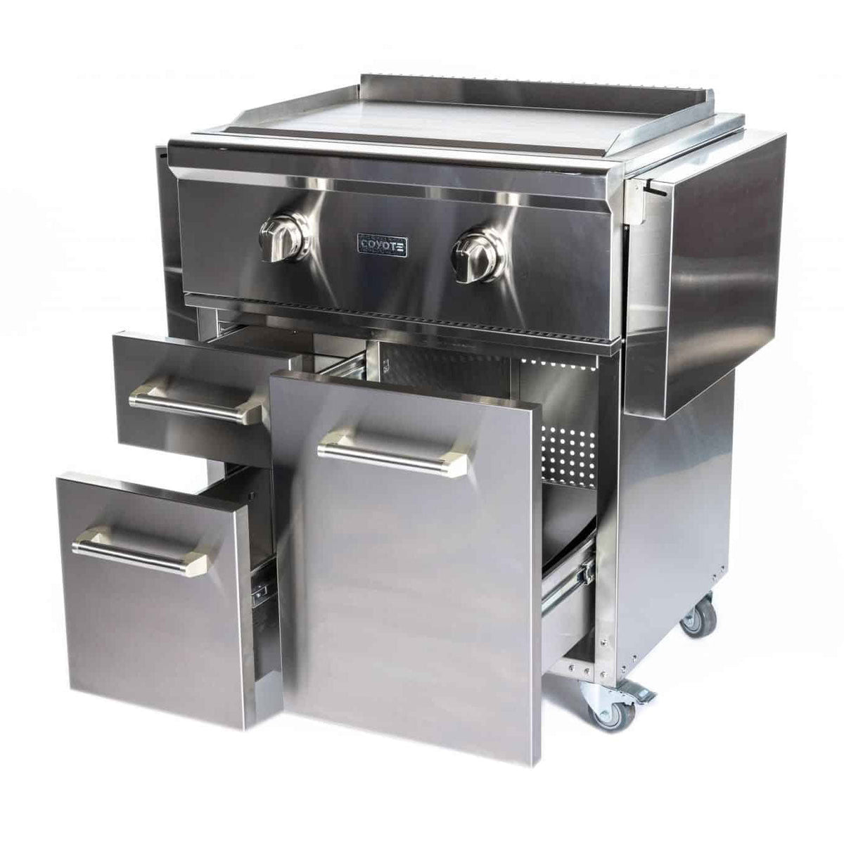 Coyote 30 in Flat Top Gas Griddle – Stainless Steel Outdoor Griddle