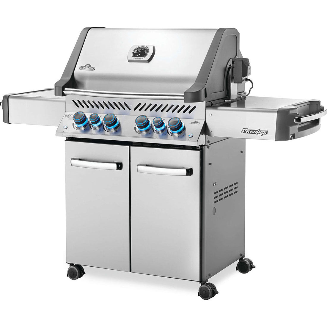 Napoleon Prestige 500 RSIB Propane Gas Grill – 4-Burner Grill with Infrared Rear & Side Burners