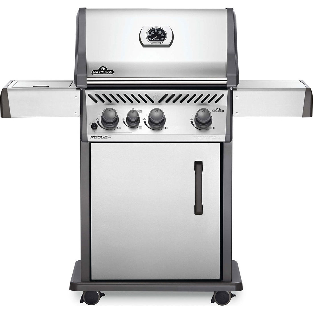 Napoleon Rogue XT 425 Propane Gas Grill – 3-Burner BBQ Grill, Stainless Steel