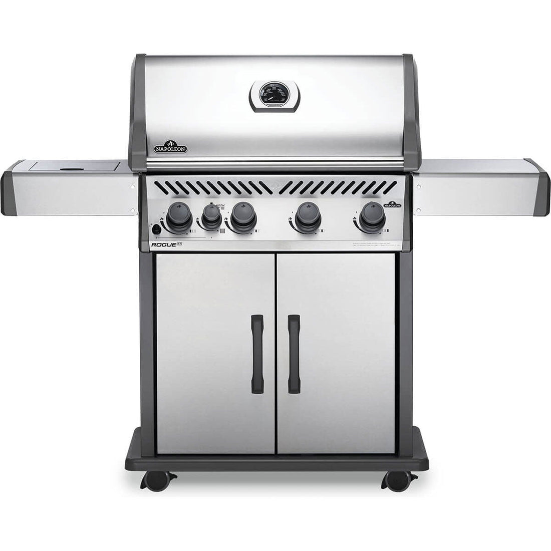 Napoleon Rogue XT 525 Propane Gas Grill – 4-Burner BBQ Grill, Stainless Steel
