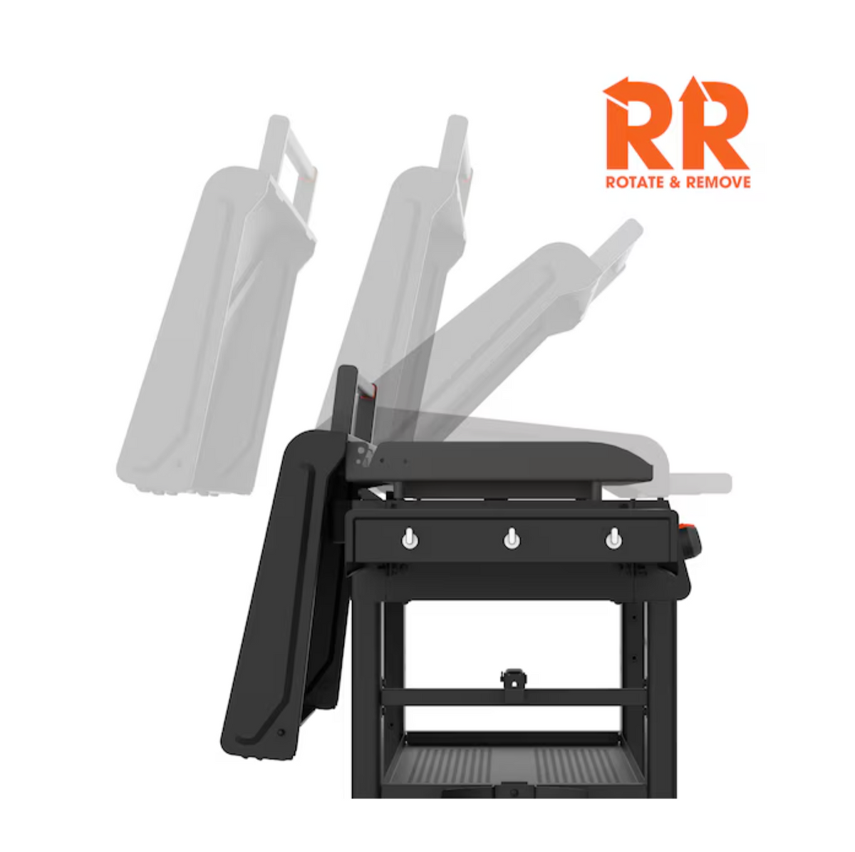 Blackstone Culinary Omnivore 36 in Propane Griddle with Hood – 4-Burner Flat Top Grill
