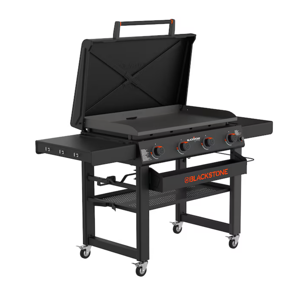 Blackstone Culinary Omnivore 36 in Propane Griddle with Hood – 4-Burner Flat Top Grill