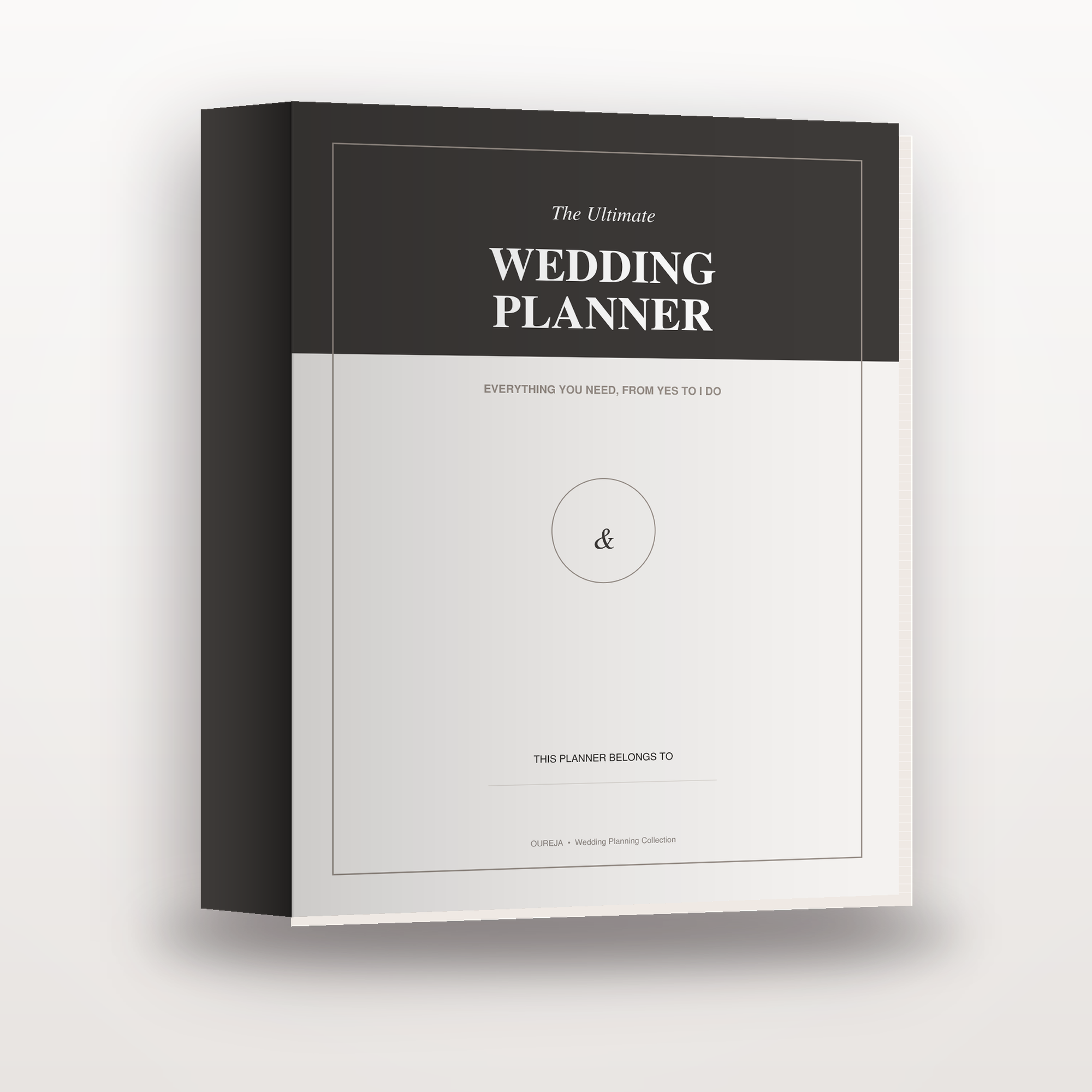 Ultimate Wedding Planner binder — Minimalist cover