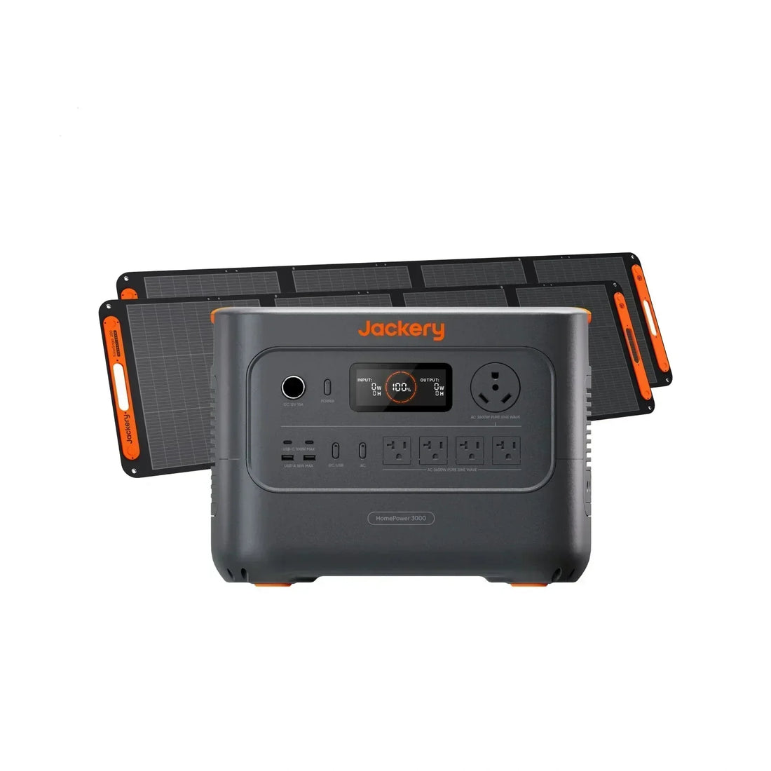 Jackery HomePower 3000 Solar Generator 3072Wh 3600W – Home Backup Portable Power Station with Solar Panels