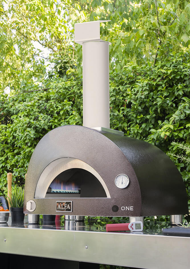 Alfa ONE Gas Pizza Oven – Compact Propane Outdoor Countertop Pizza Oven